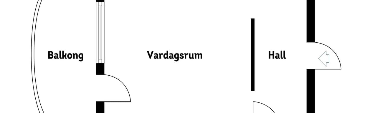 Floor plan for Sandhamnsgatan 42E, 5 tr