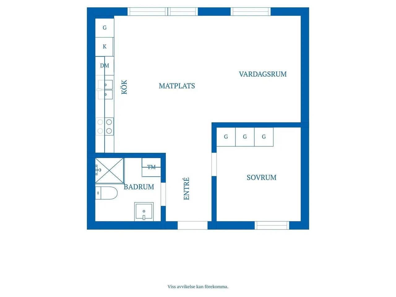Planritning för Värdshusgatan 2C