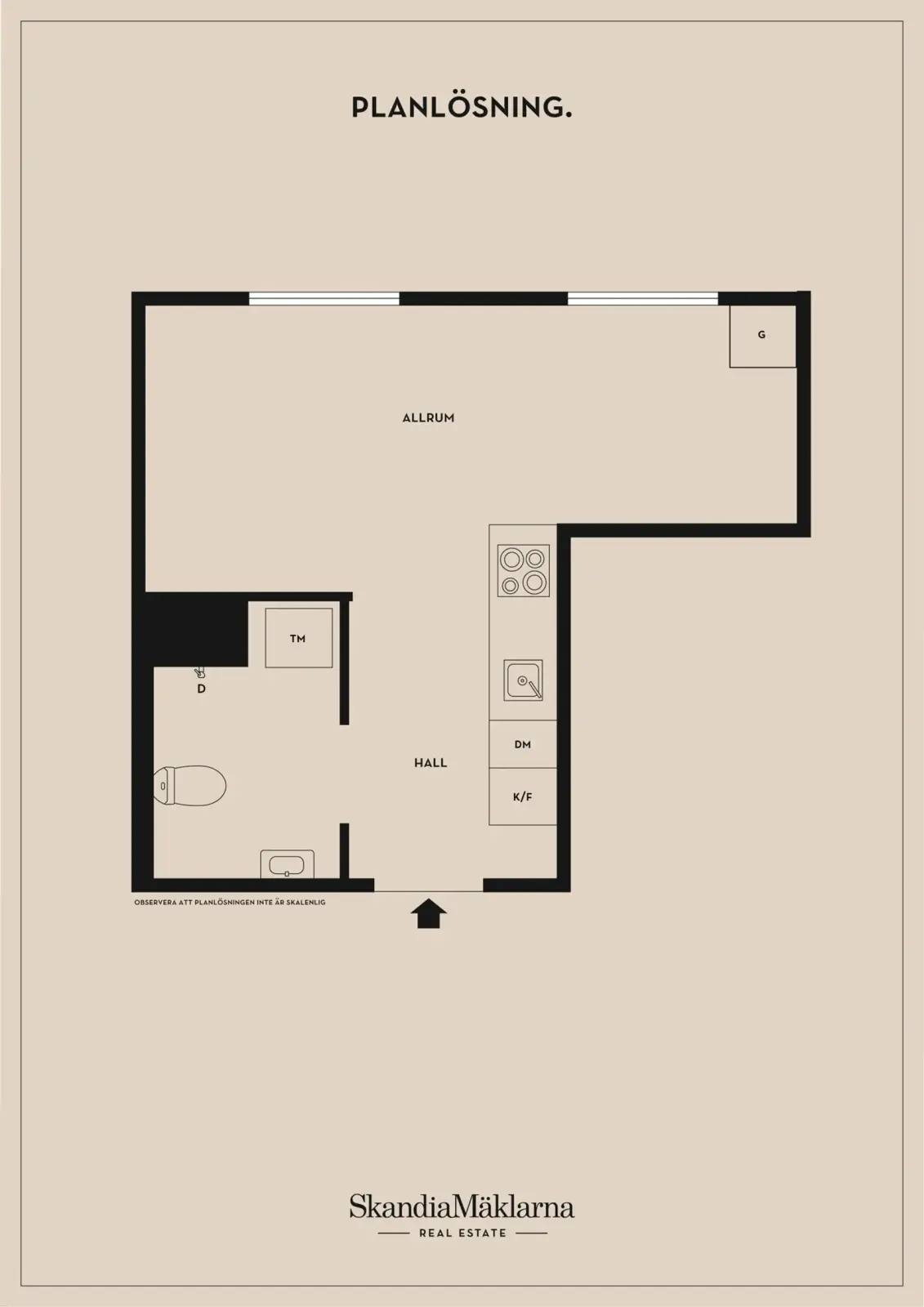 Floor plan for Sankt Göransgatan 163