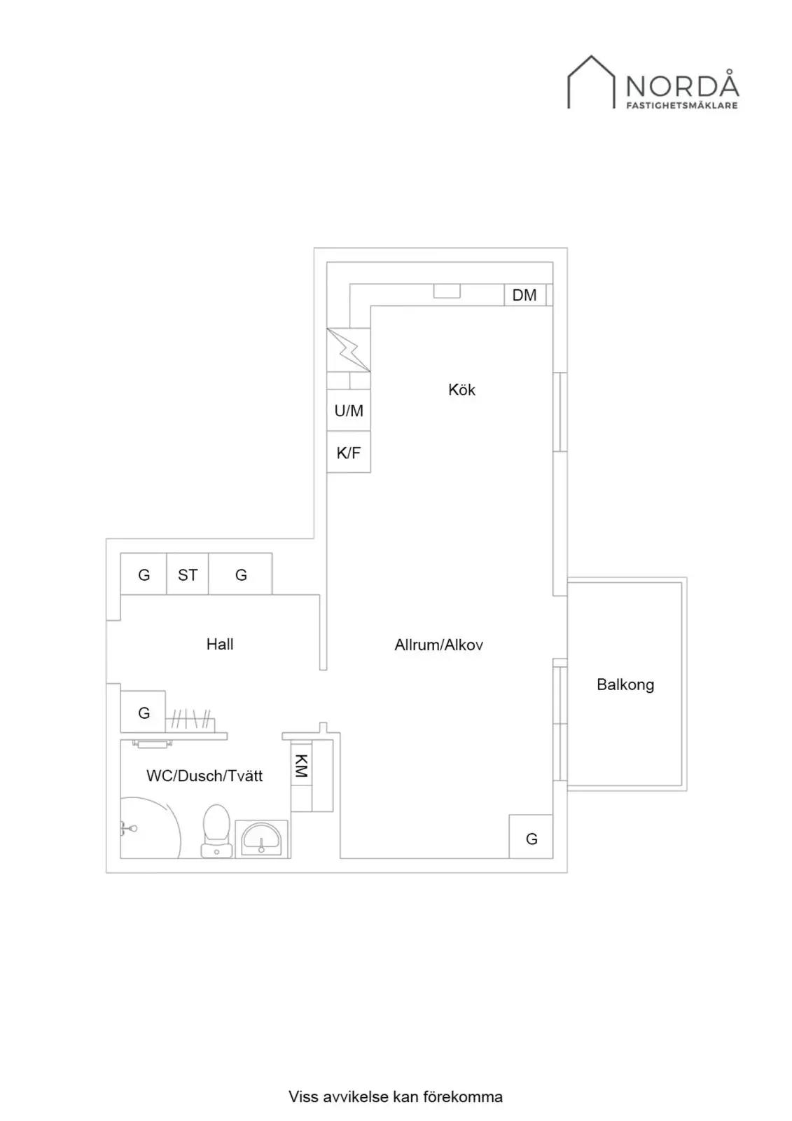 Floor plan for Termikgatan 49C