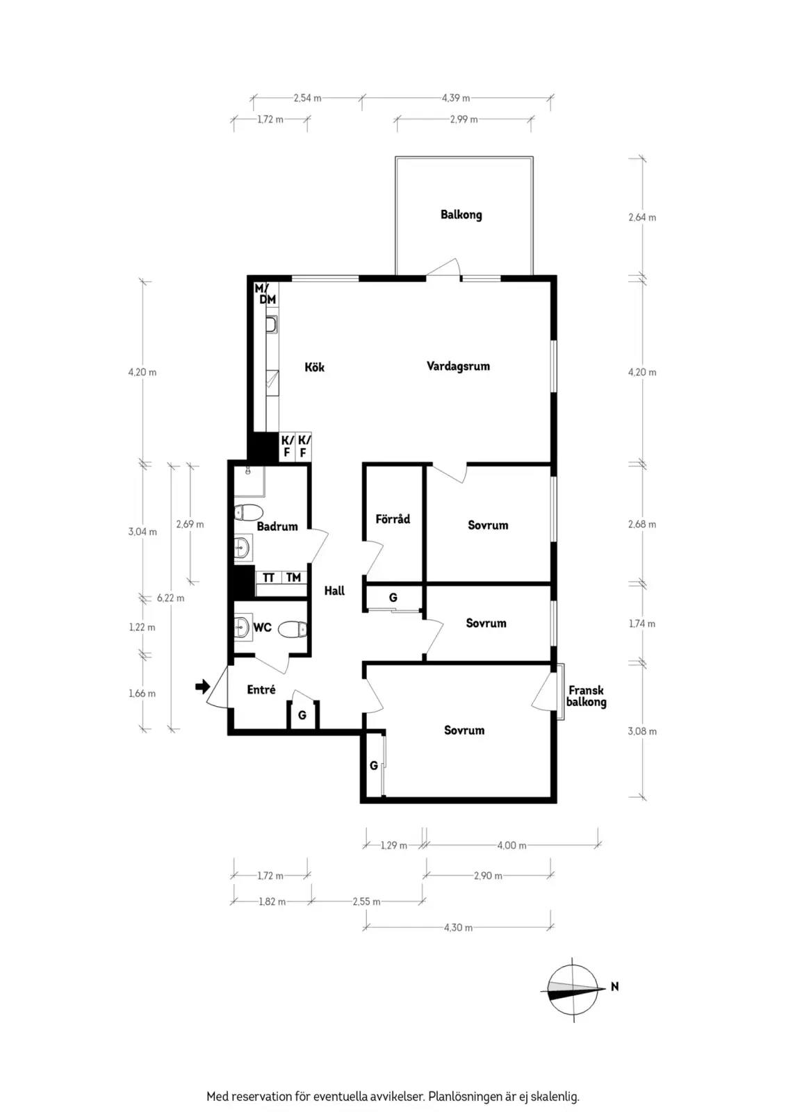 Floor plan for Smörslätten 30