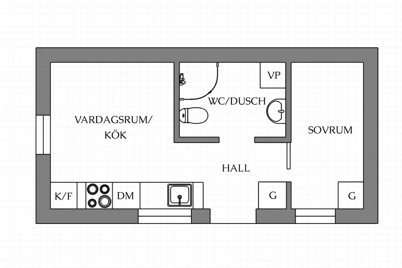 Floor plan for Reduttvägen 15