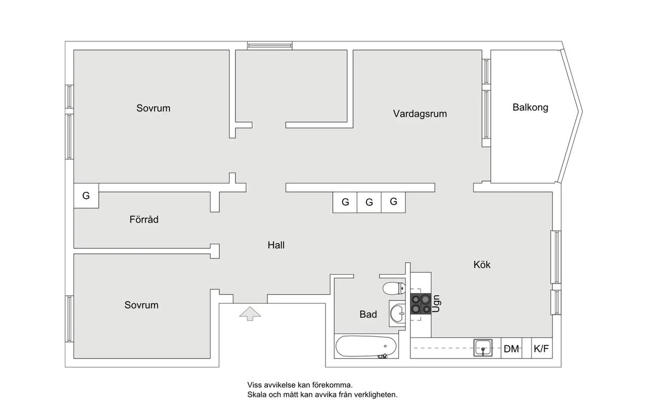 Floor plan for Vädurens gata 228