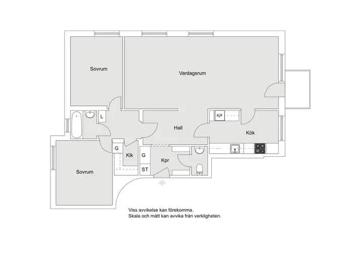 Planritning för Filipstadsbacken 60
