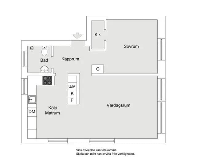 Floor plan for Tidaholmsvägen 34