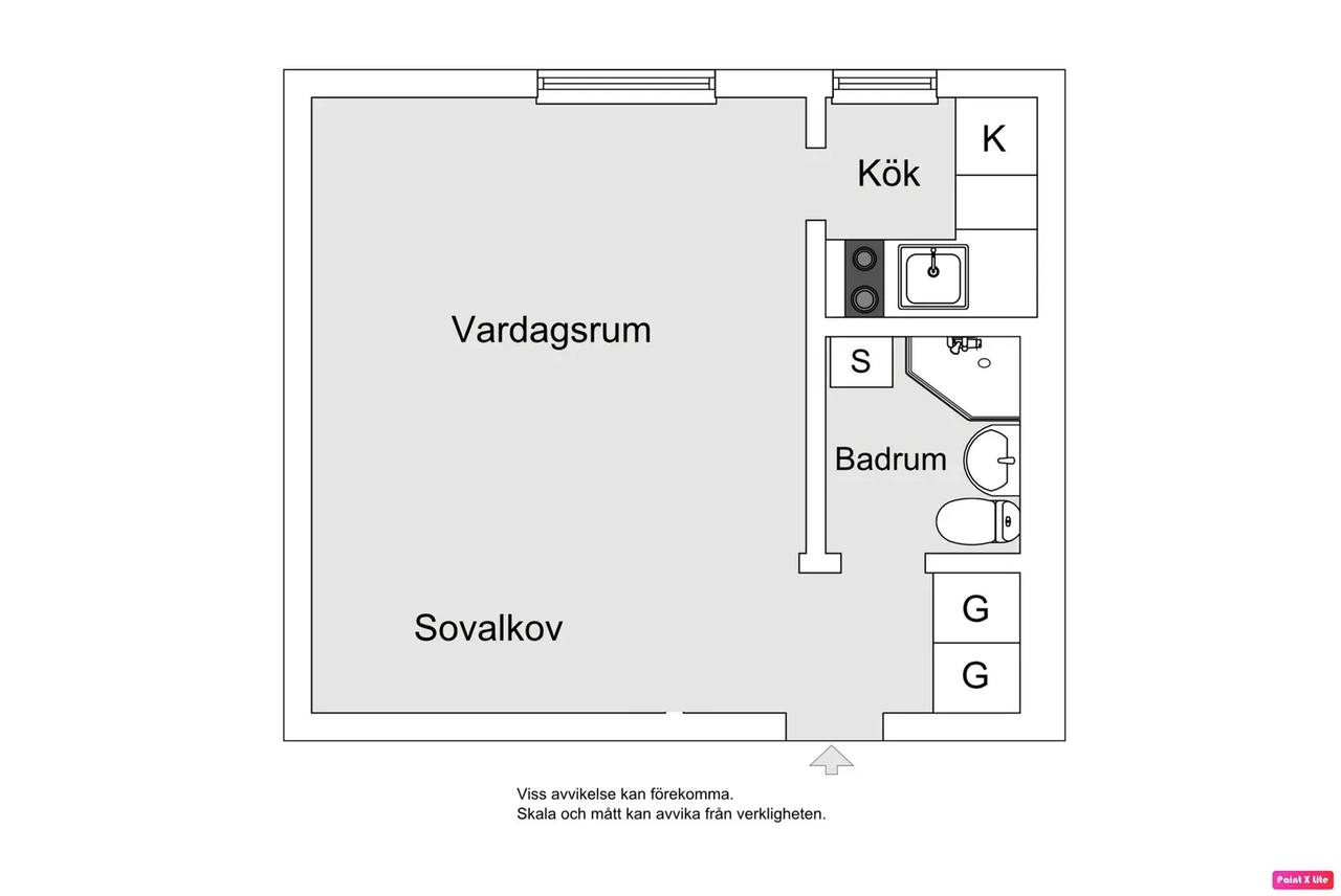 Floor plan for Bildhuggarvägen 23