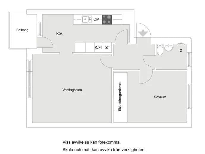 Floor plan for Årstavägen 95