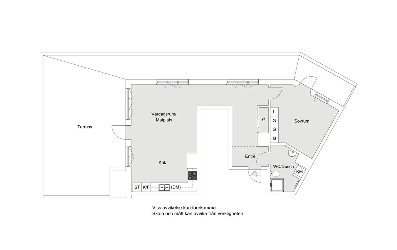 Floor plan for Heliosgatan 16A, 8 av 8