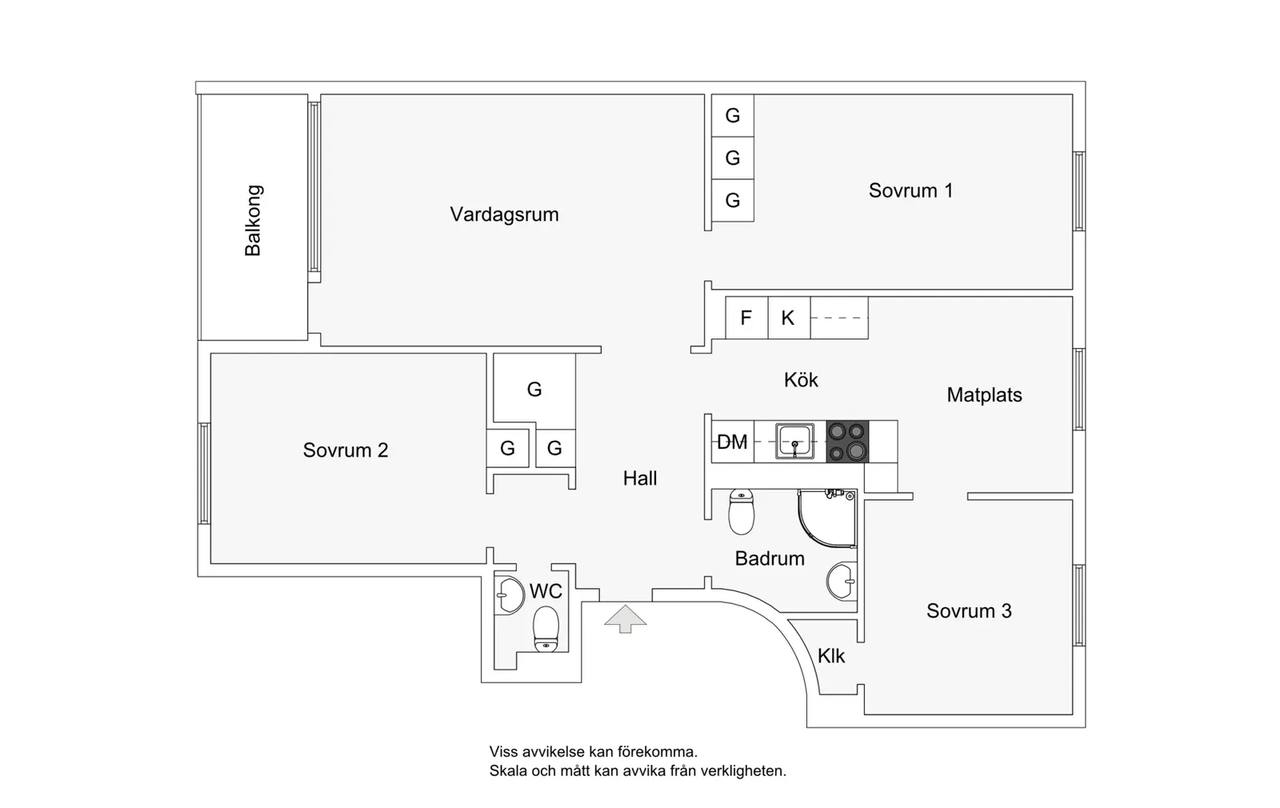 Planritning för Stamgatan 70