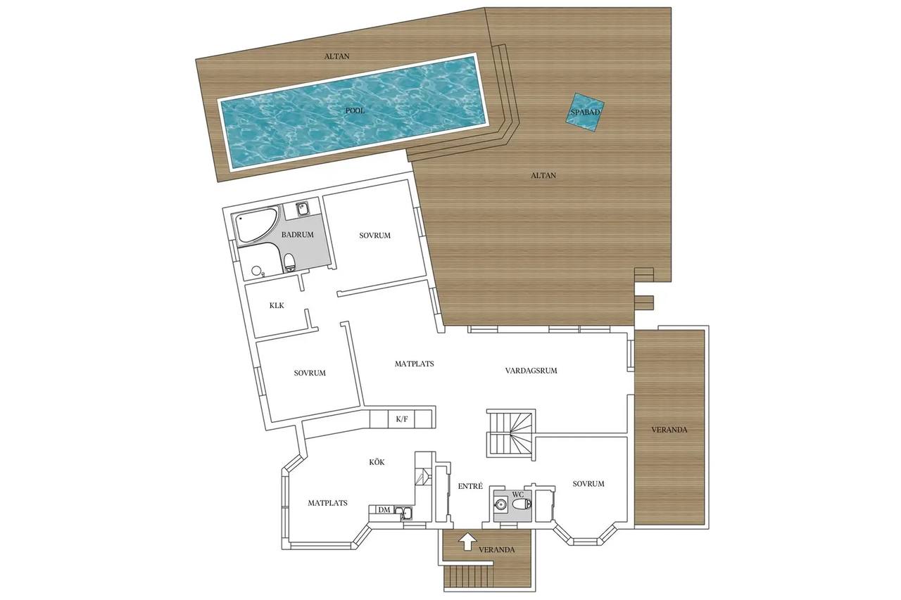 Floor plan for Båtsman dubbels gata 8