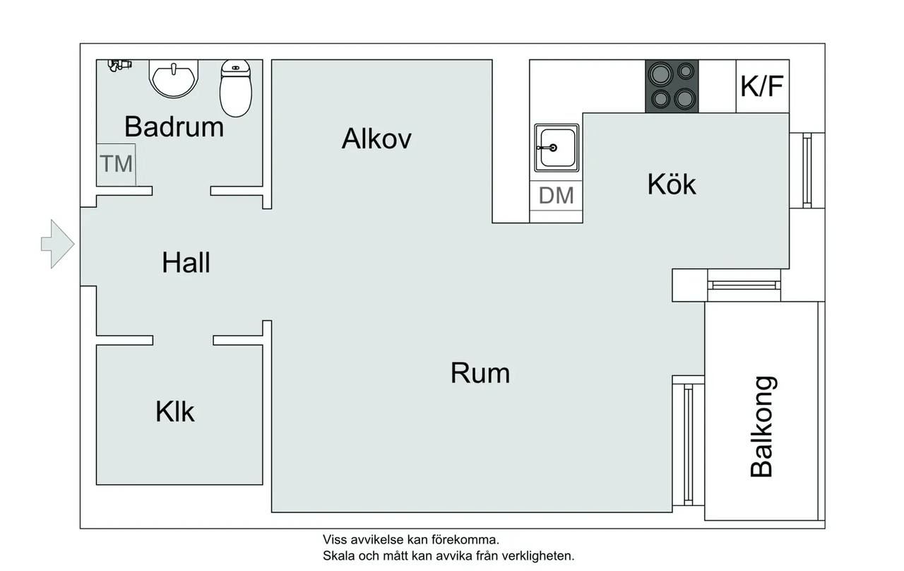 Floor plan for Sköntorpsvägen 115 6tr