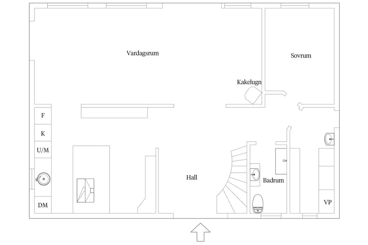 Planritning för Höjdvägen 11