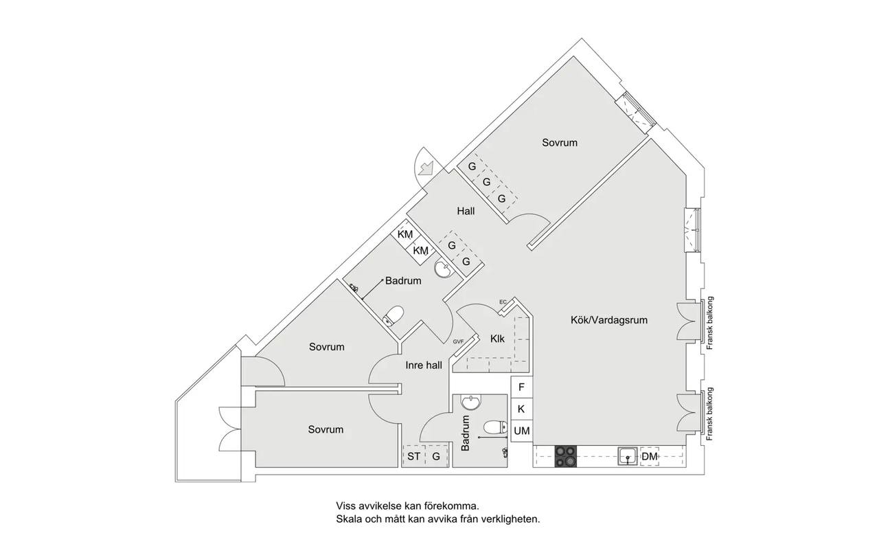 Floor plan for Vikdalsvägen 1