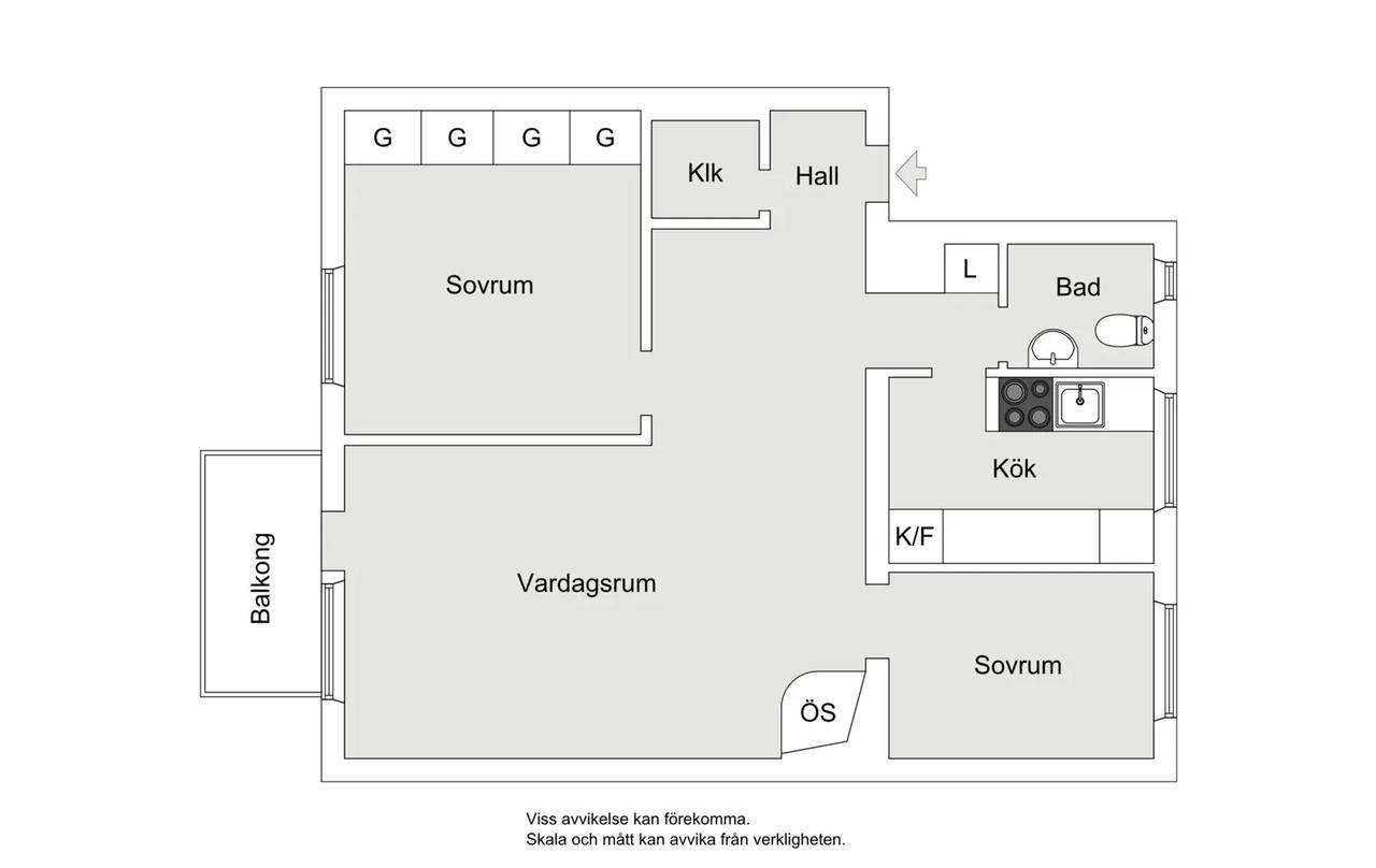 Planritning för Grafikvägen 25