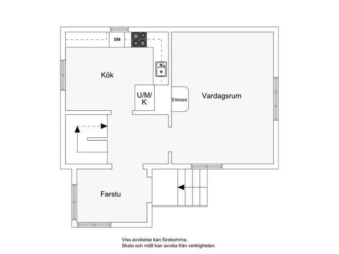 Floor plan for Hagvägen 64