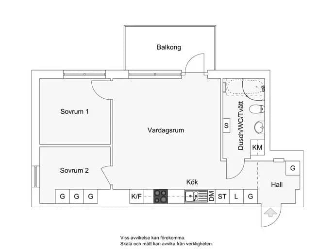 Floor plan for Tollareslingan 22, 7 tr