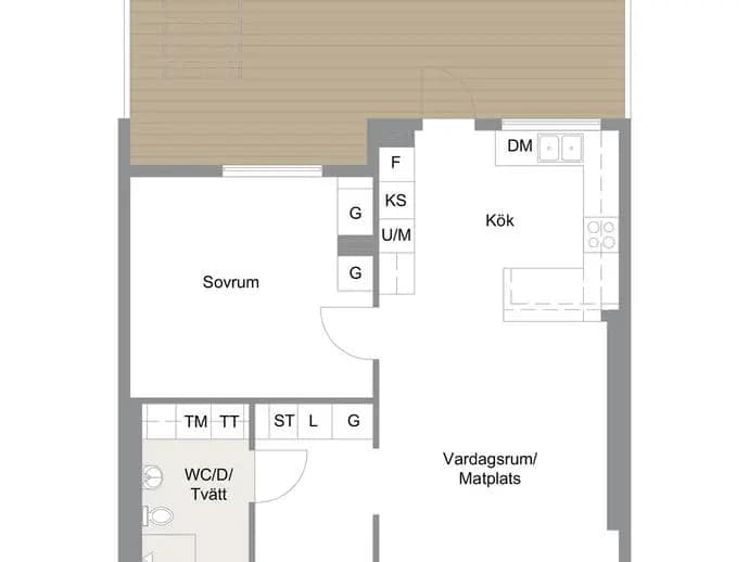 Floor plan for Havrejordsvägen 3C