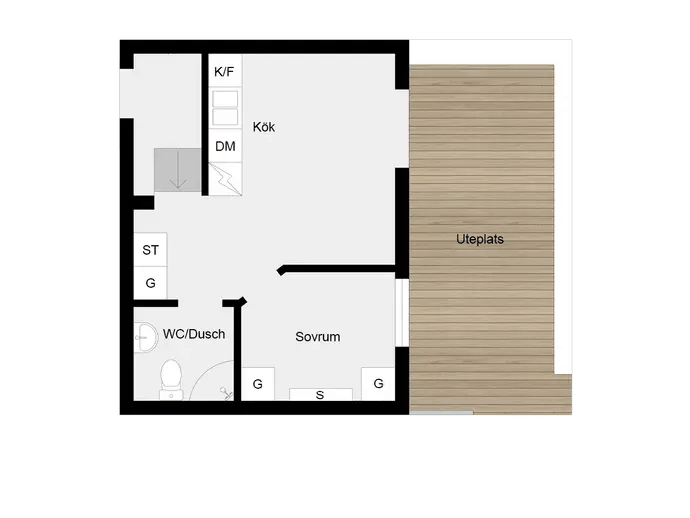 Floor plan for Bäckaskiftsvägen 17A
