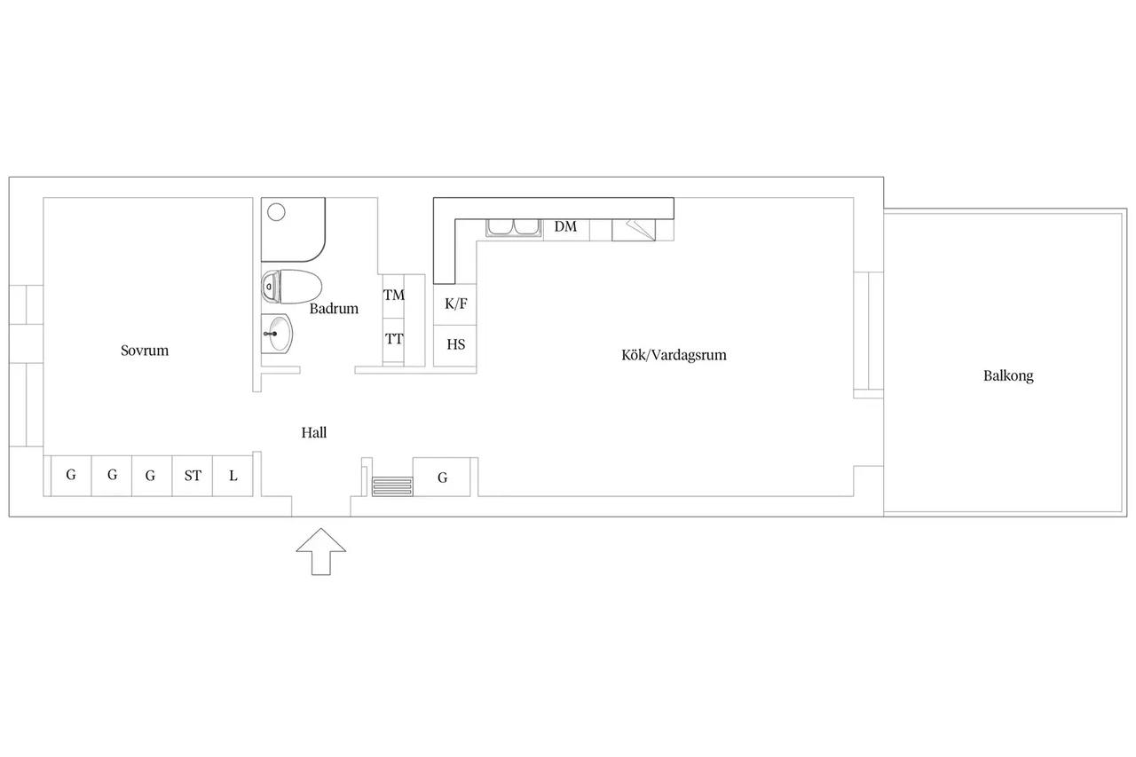 Planritning för Termikgatan 21B