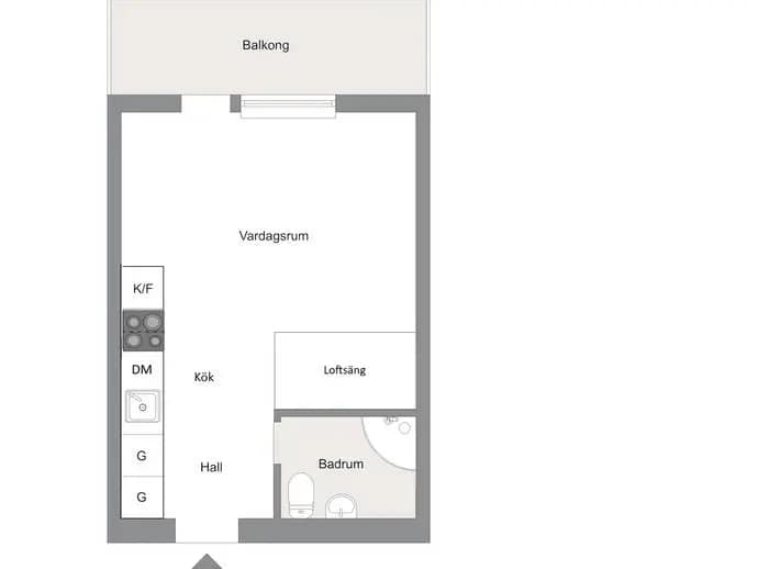 Floor plan for Mörbylund 13B