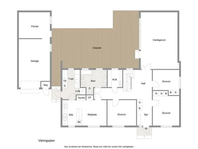 Floor plan for Tinnebjersgången 6