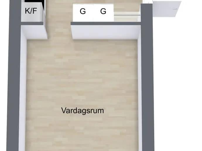 Planritning för Lings väg 83
