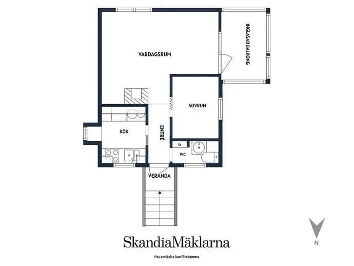 Planritning för Björktorpsvägen 24