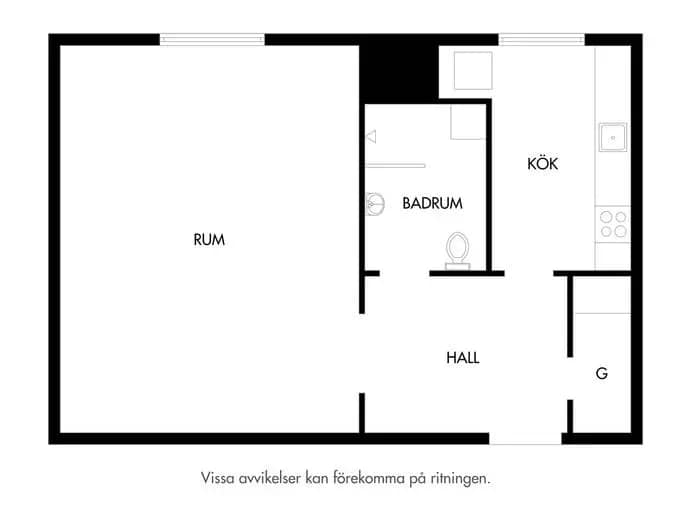 Planritning för Hansagatan 5