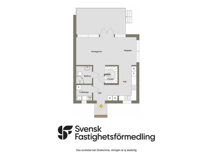 Planritning för Åvägen 11e