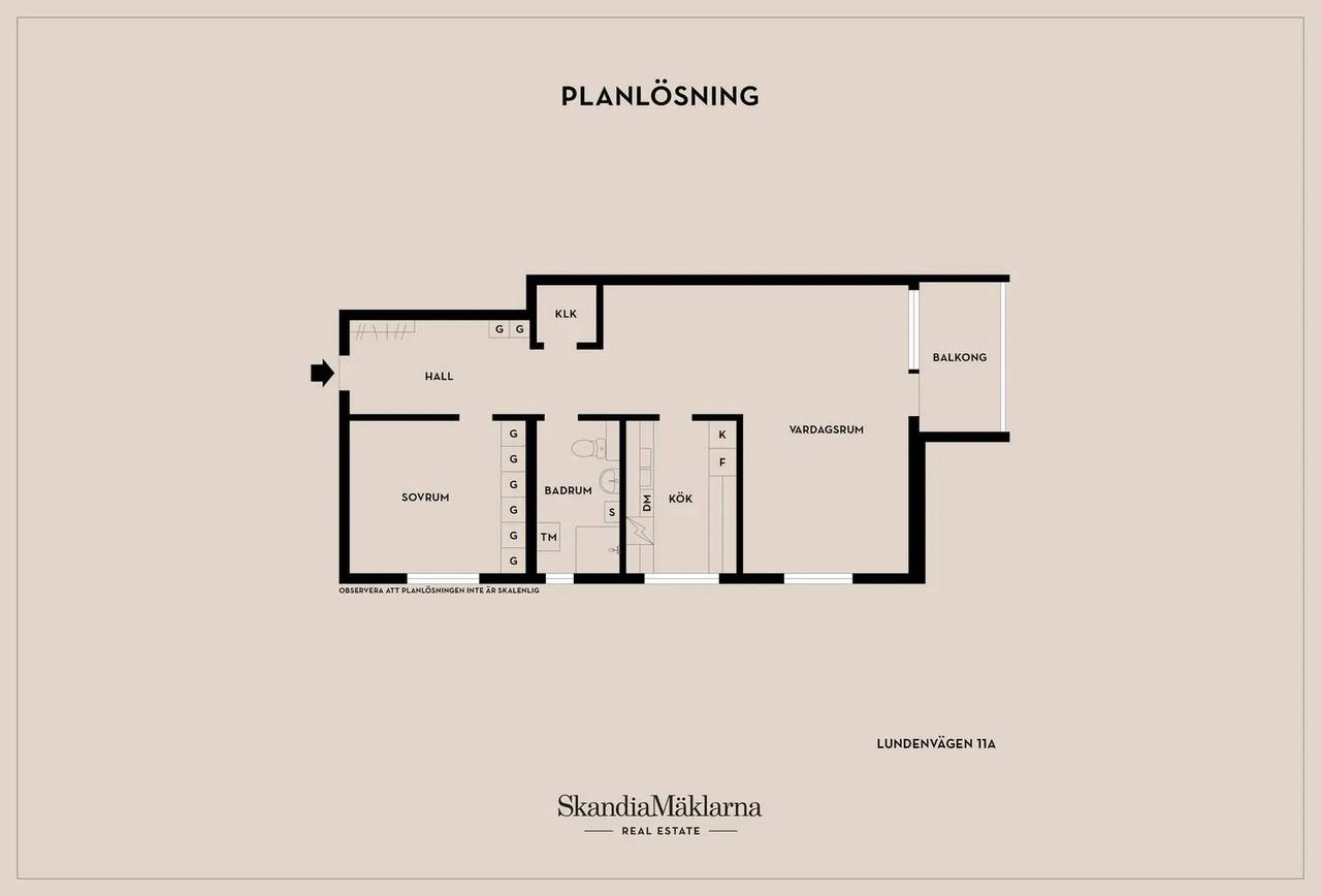 Floor plan for Lundenvägen 11A
