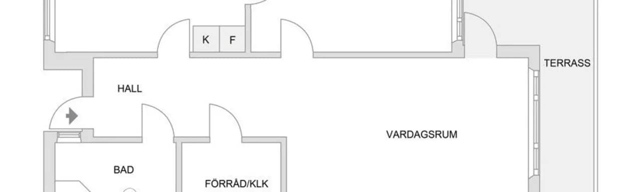 Floor plan for Sorögatan 67