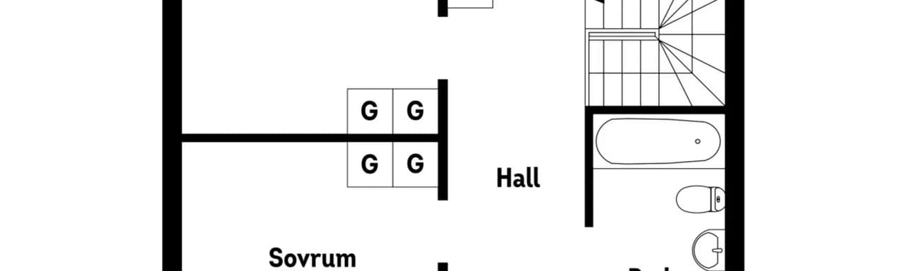 Floor plan for Tallåsstigen 9