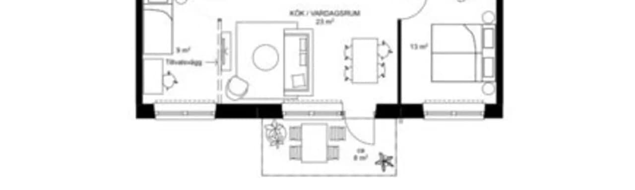 Floor plan for Skördevägen 49