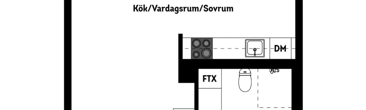 Floor plan for Greta Arwidssons gata 30B
