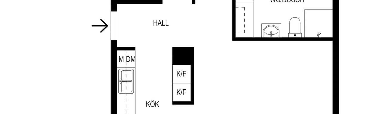 Floor plan for Slalomvägen 10