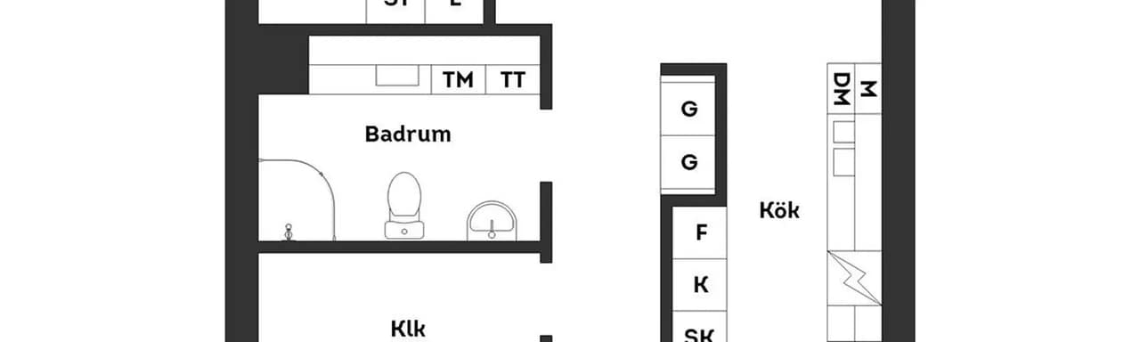 Planritning för Tellusgatan 9