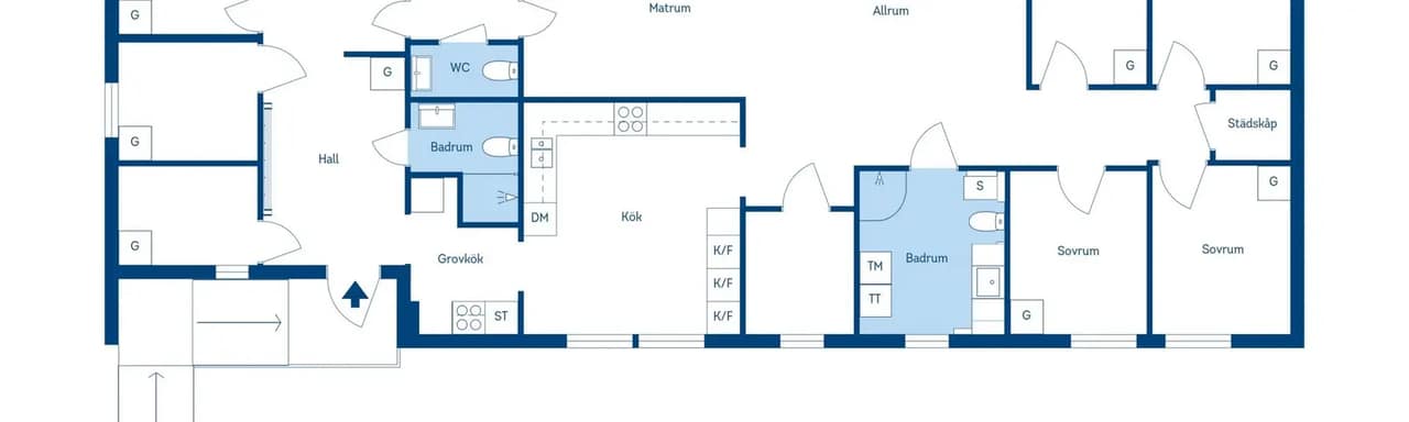 Floor plan for Lokmakargatan 2