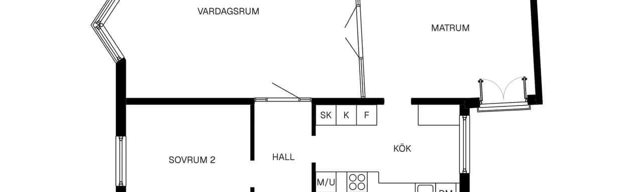 Planritning för Kirunagatan 54