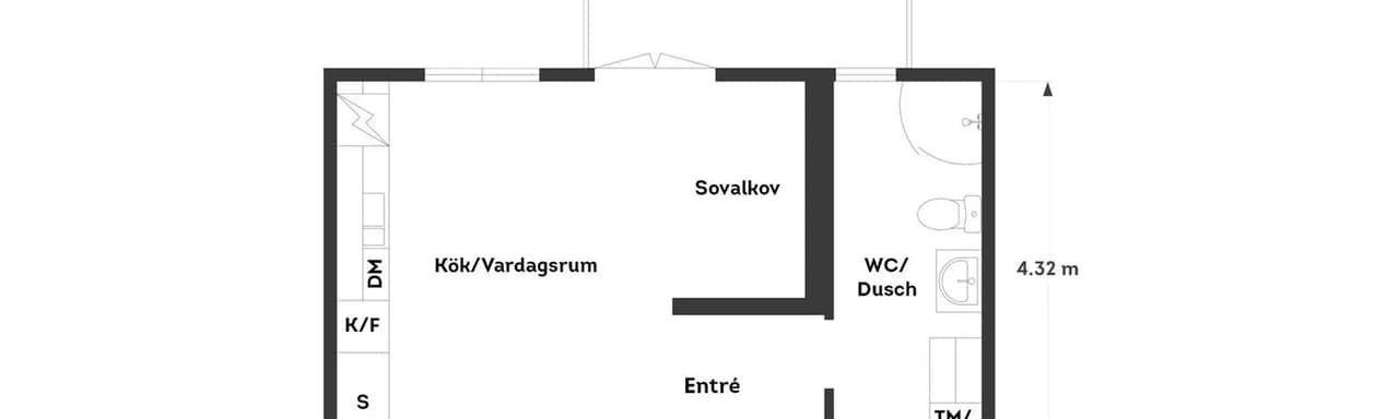 Planritning för Götaverksgatan 26