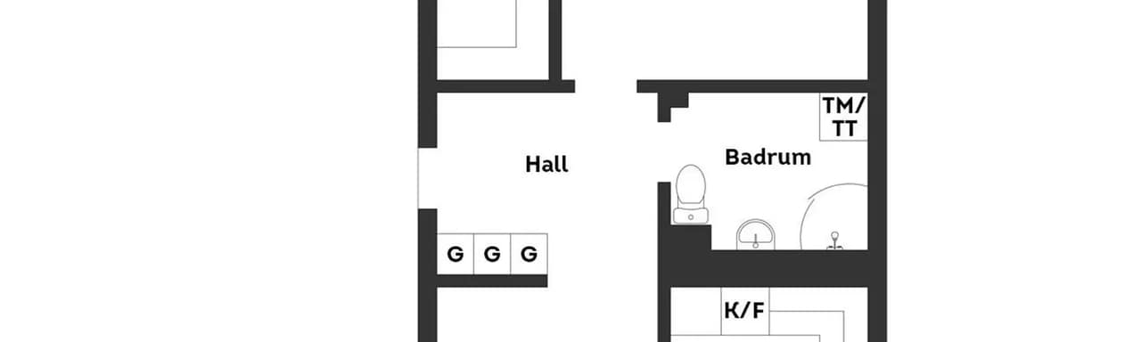 Floor plan for Hemmansvägen 33