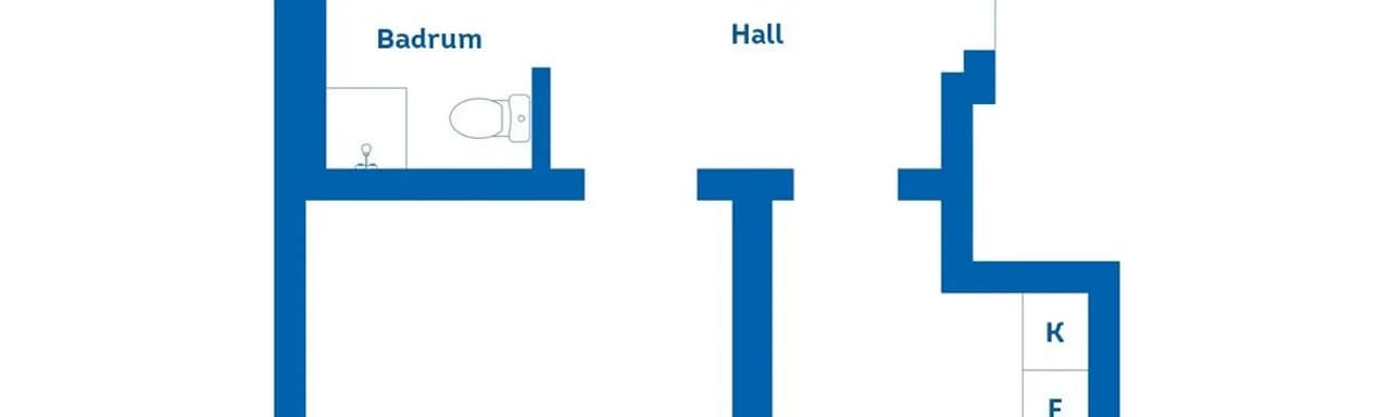 Planritning för Alamedan 19B