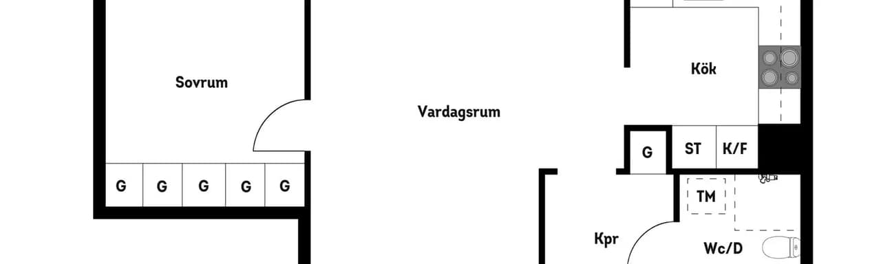 Floor plan for Rissneleden 101A