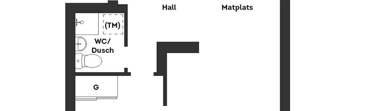 Floor plan for Hammars gata 14
