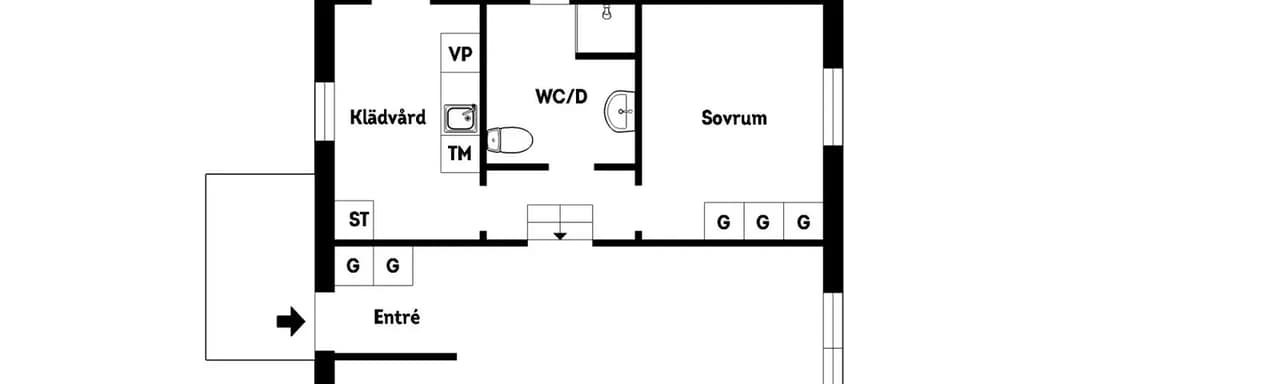 Floor plan for Ärkebiskopens väg 138B