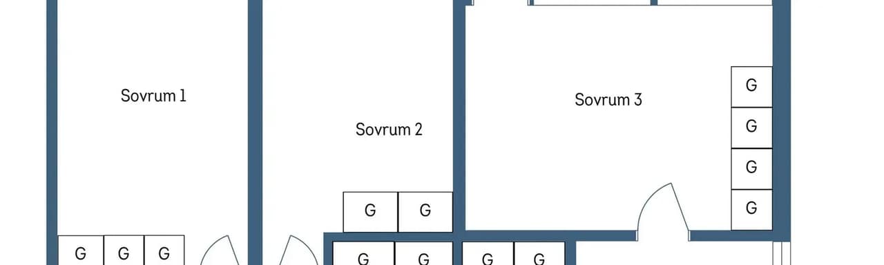 Floor plan for Ekuddsvägen 21