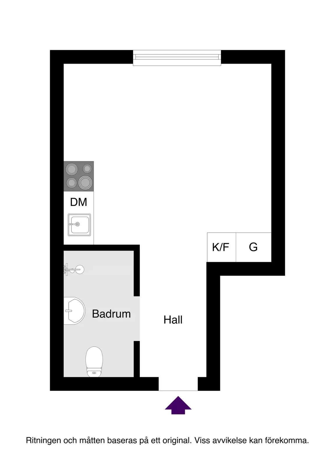 Planritning för Skolgatan 33B