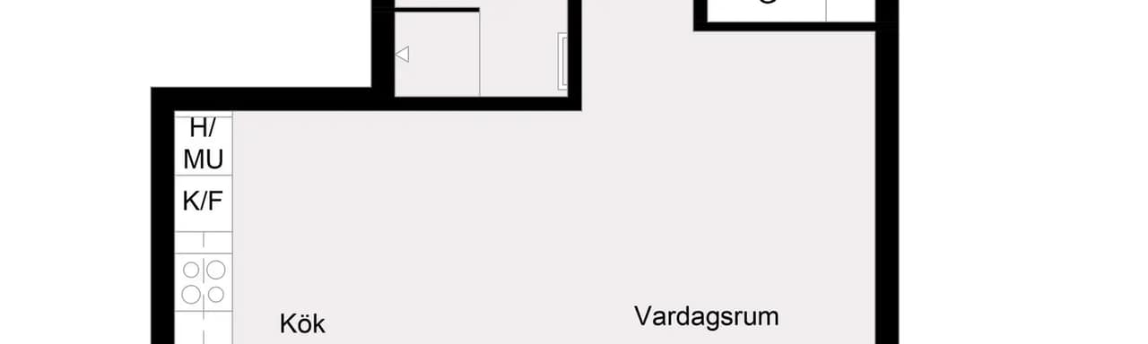 Floor plan for Tegelvägen 1C
