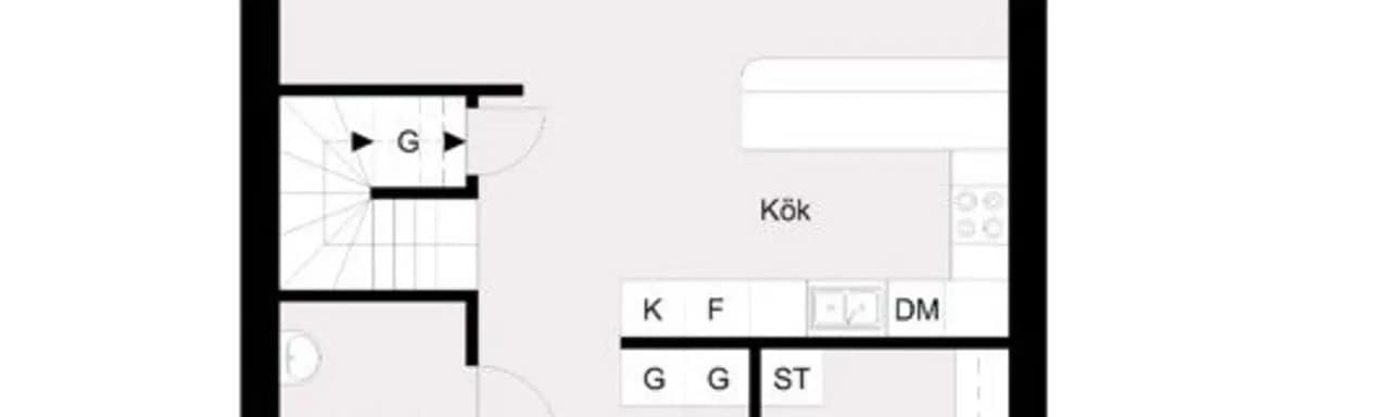 Planritning för Enbärsvägen 3H