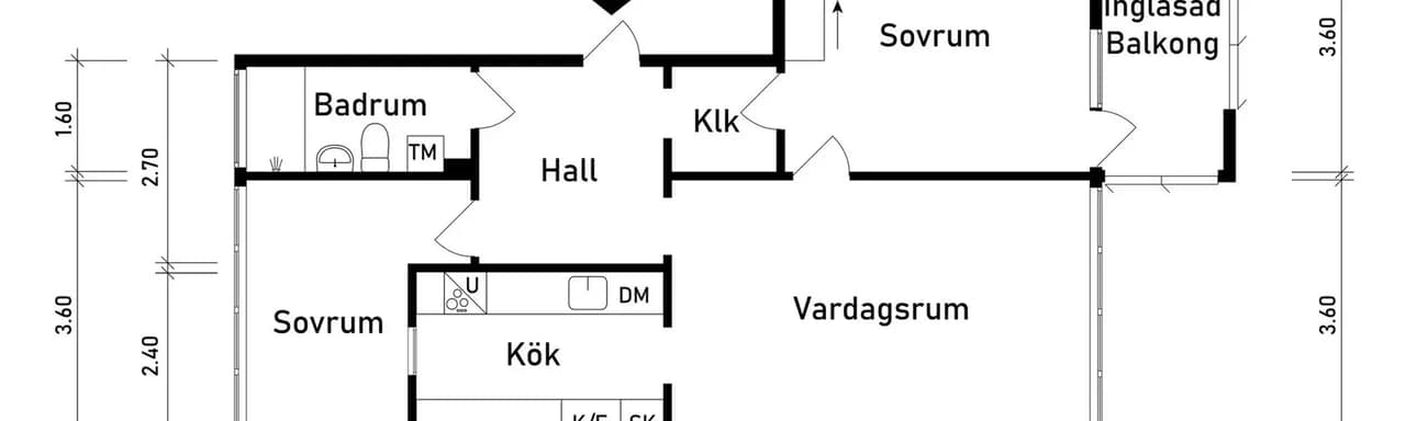 Floor plan for Bäckebolslyckan 27