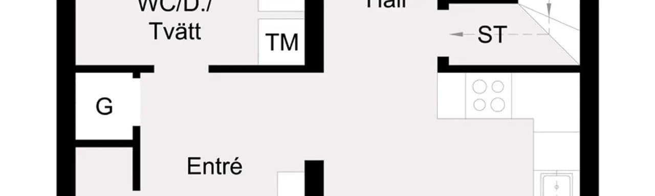 Floor plan for Starkmansgatan 2